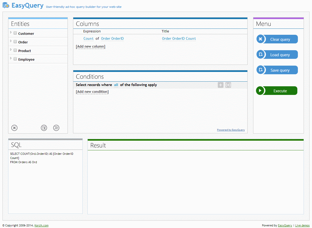 Build more complex query with aggregation