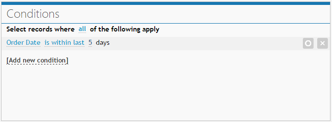 Data Model Editor - new operator in the query panel