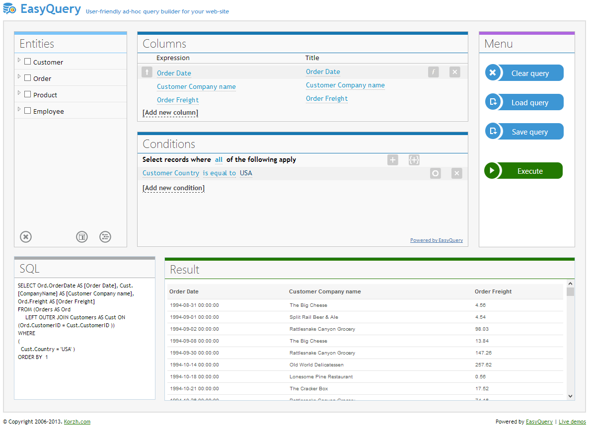 Query with table joins